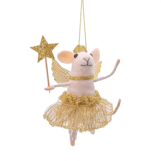 Fairy Mouse Felt Decoration