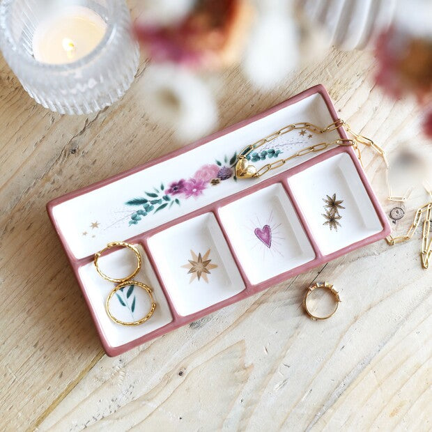 Floral Trinket Tray