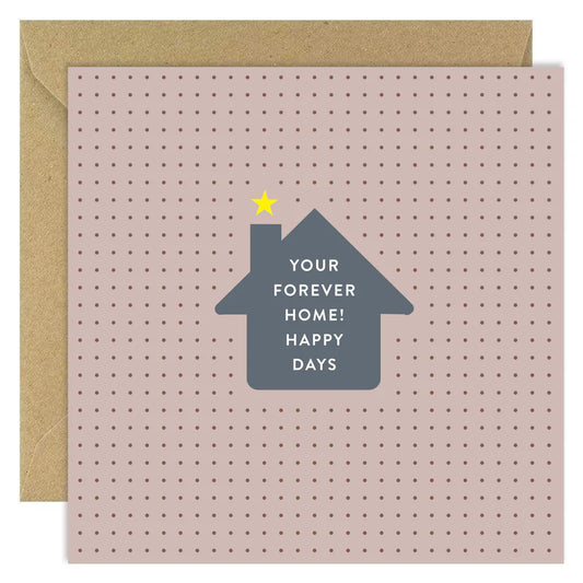 Forever Home Happy Days - Bold Bunny Card