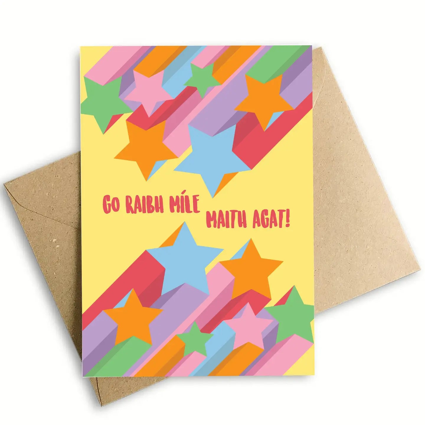 Go Raibh Míle Mhaith Agat! Stars - Prints of Ireland Card