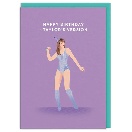 Taylor's Version Birthday Card