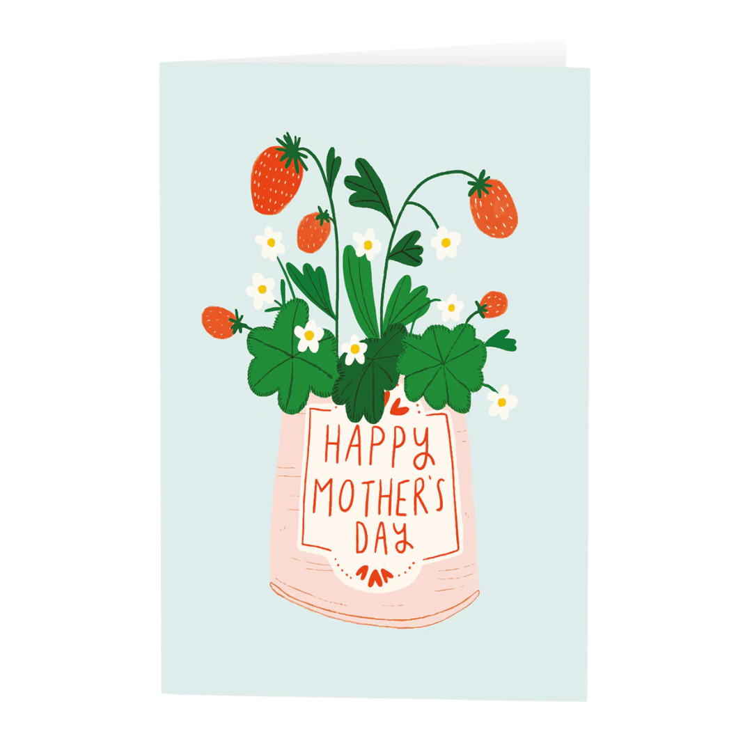 Happy Mother's Day Strawberry Plant - Ohh Deer Card