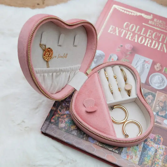 Velvet Heart Jewellery Box