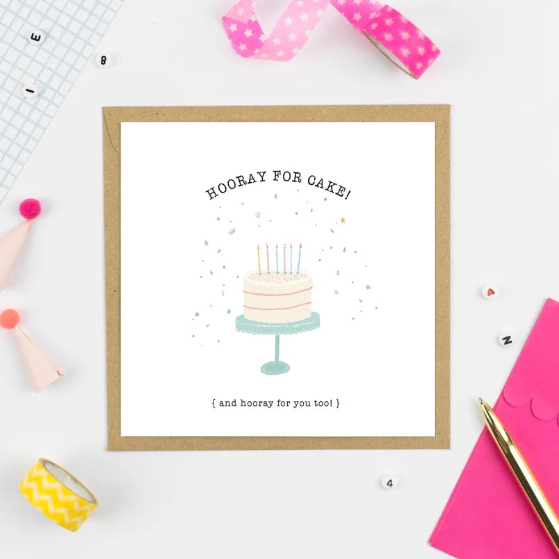 Hooray For Cake Card