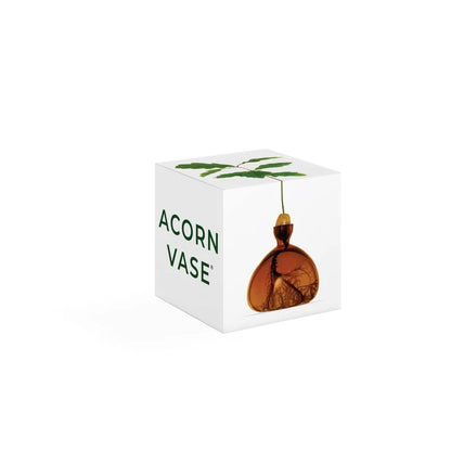 Acorn Vase Russet Brown