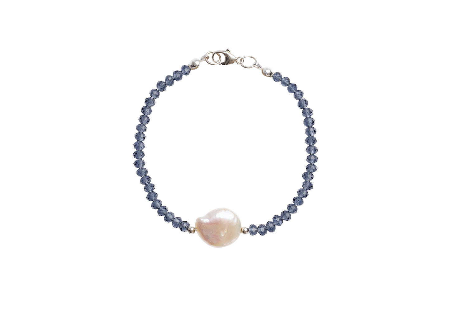 Oceana Iolite Bracelet - Pearl