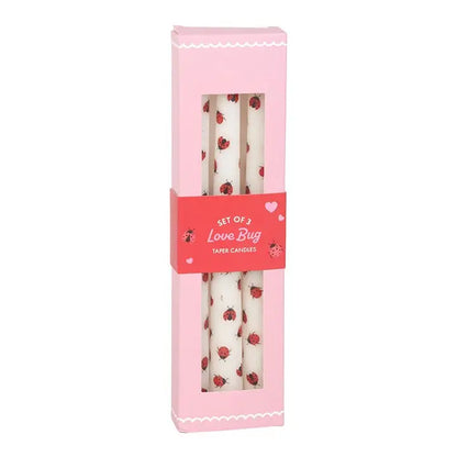 Ladybug Tapered Candle (Set of 3)