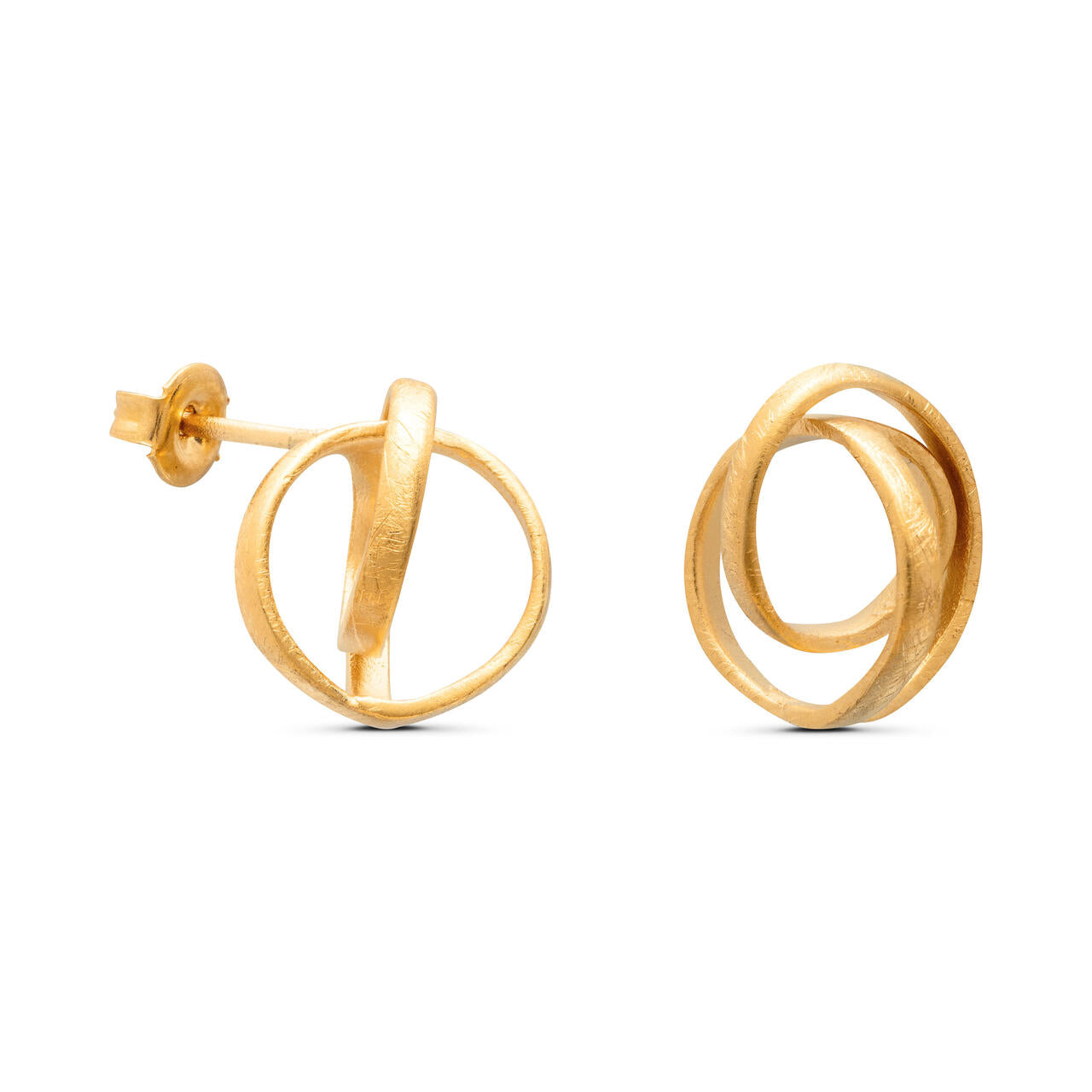 Emoblic Golden Earrings