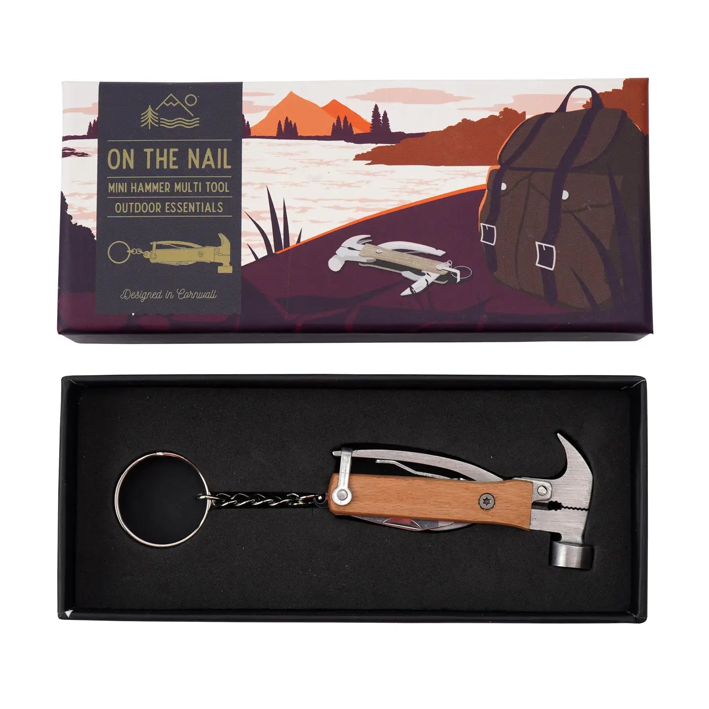 Multi tool Hammer Keyring