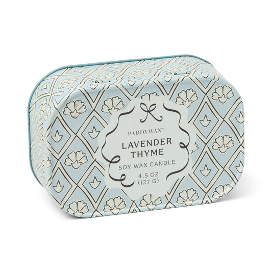 Lavender Thyme Tin Candle
