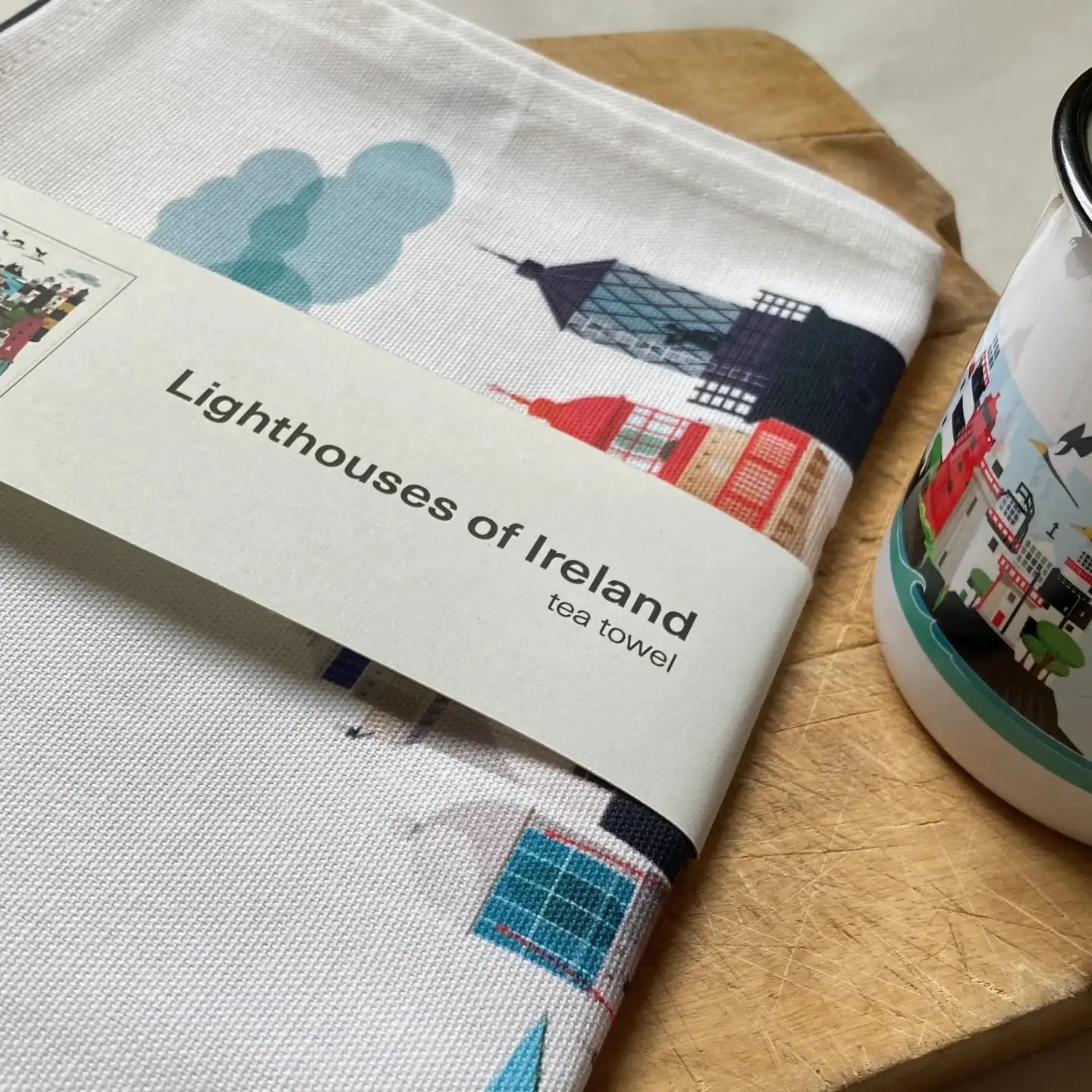Lighthouse of Ireland Tea towel