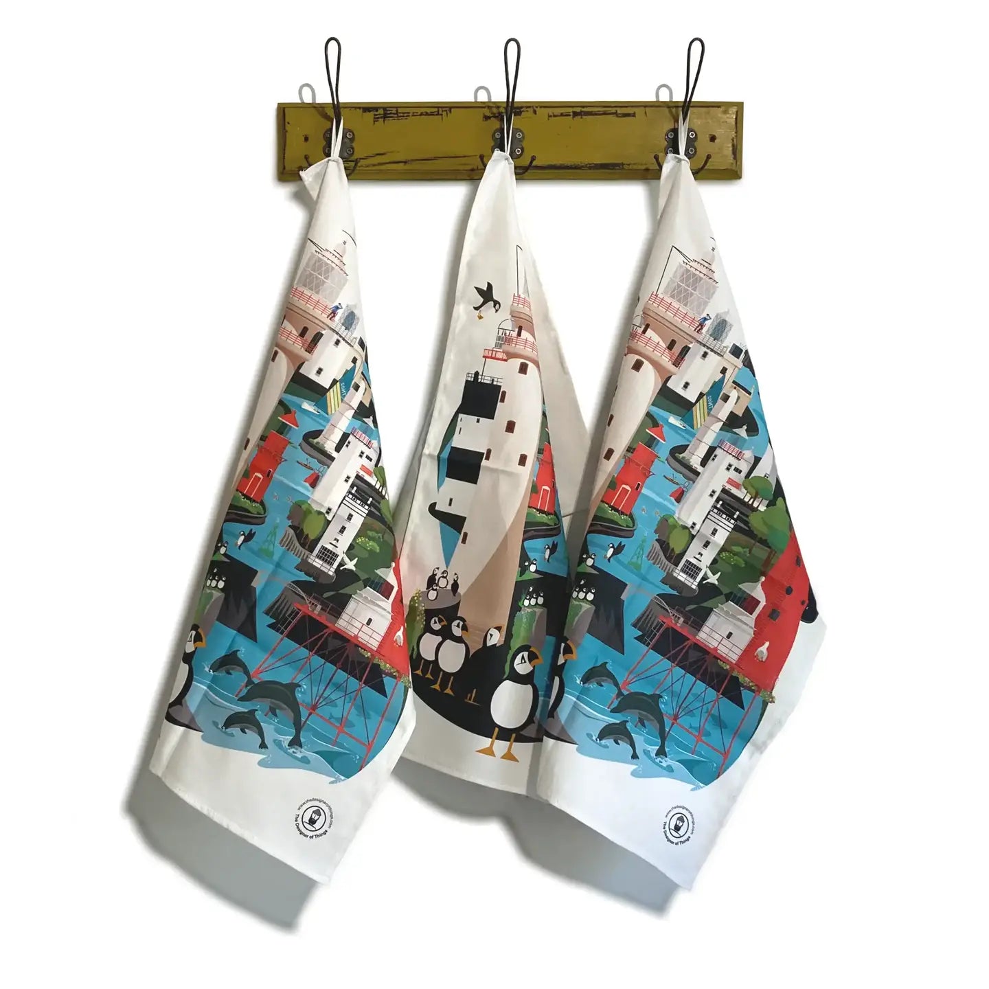 Lighthouse of Ireland Tea towel