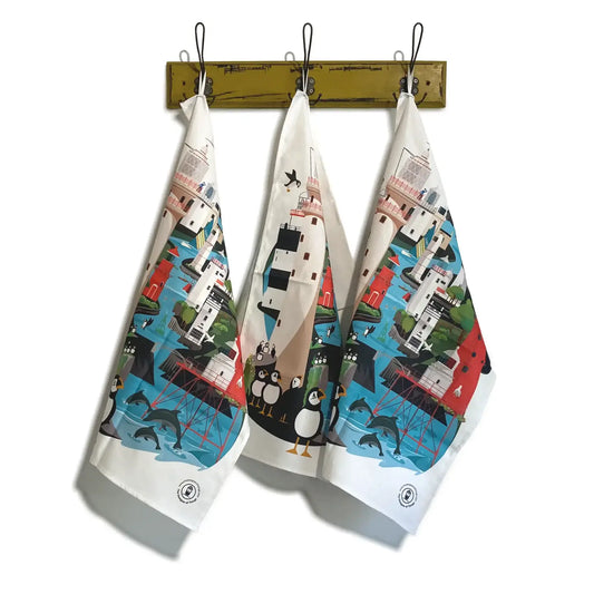 Lighthouse of Ireland Tea towel