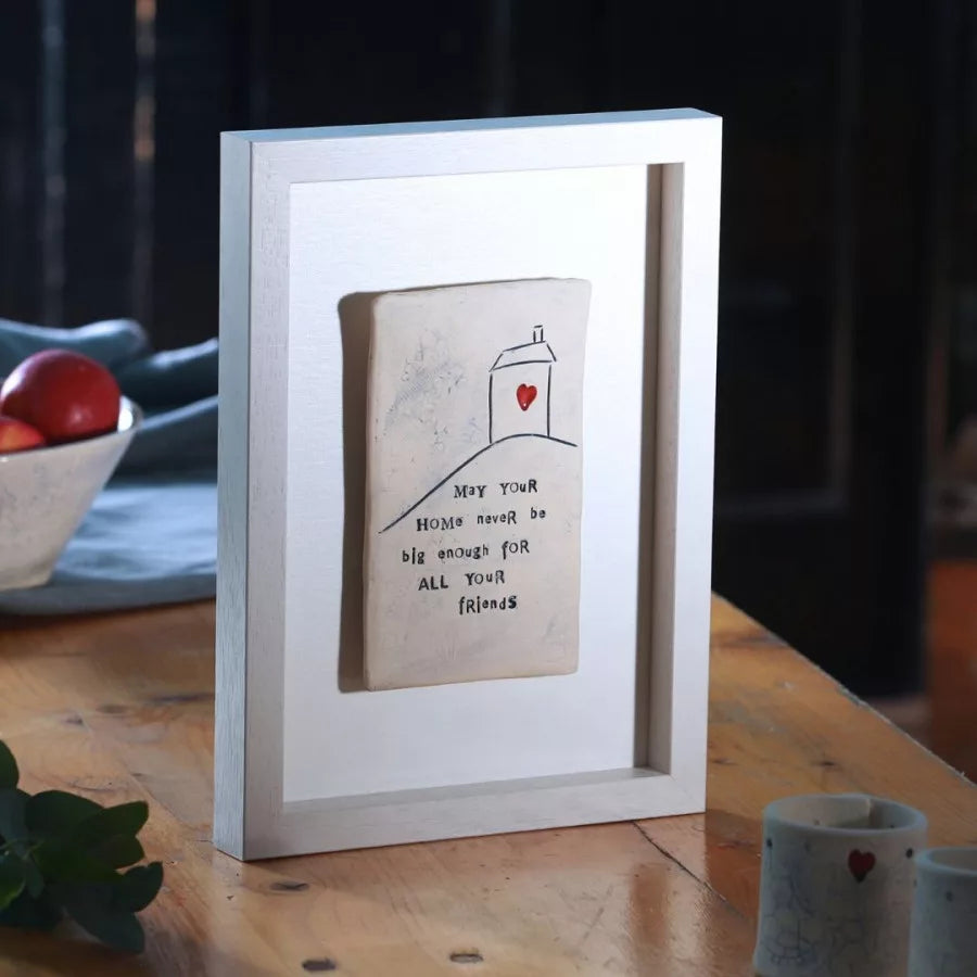 May Your Home Never Be Big Enough - Framed Tile