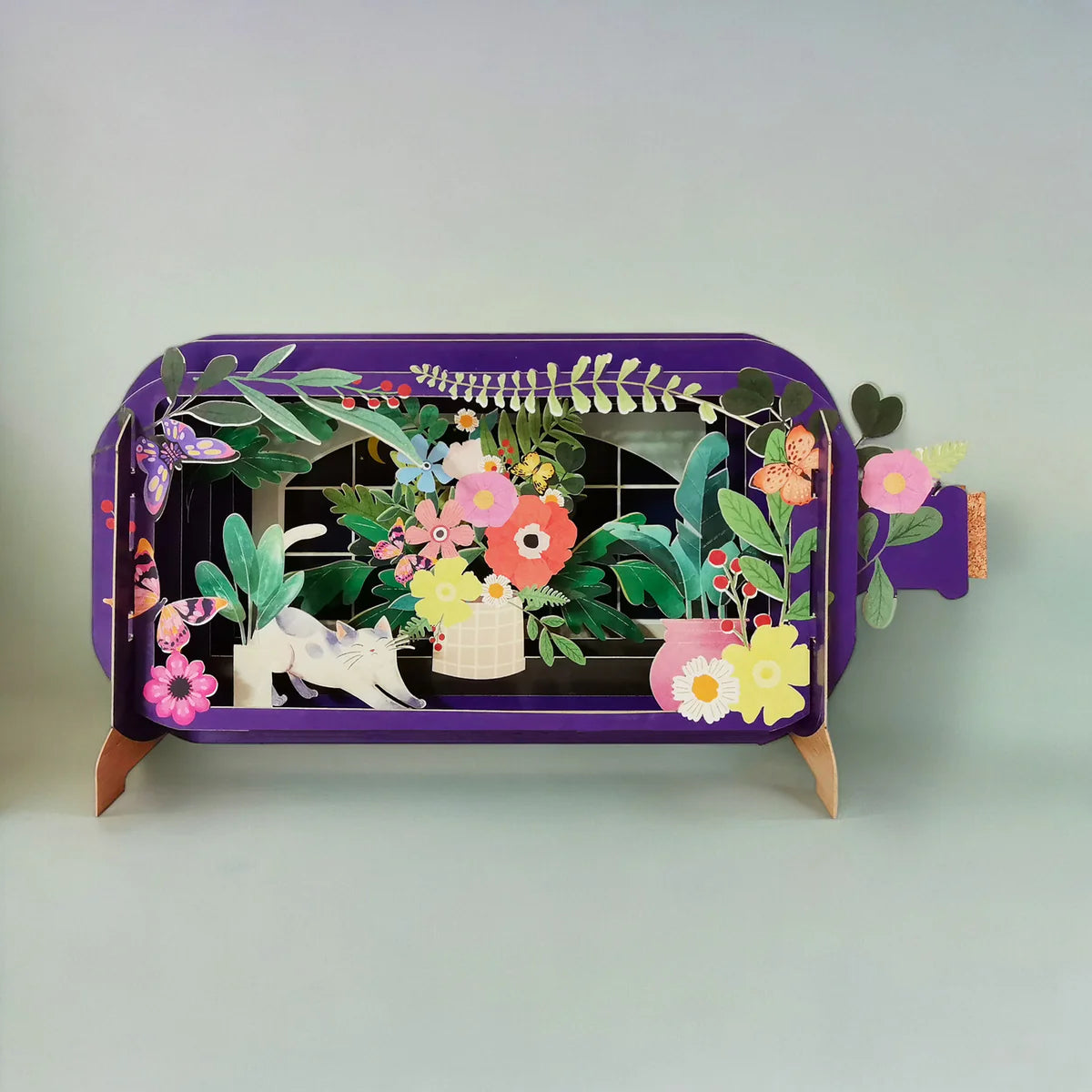 Flower Vase - Pop Up Card