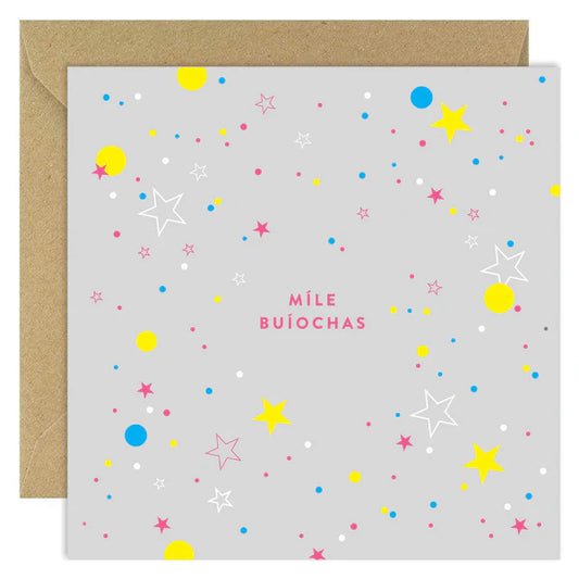 Míle Buíochas - Bold Bunny Card