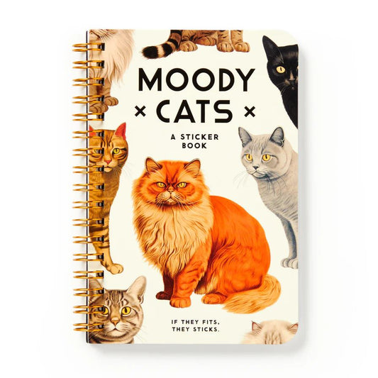 Moody Cats - Sticker Book