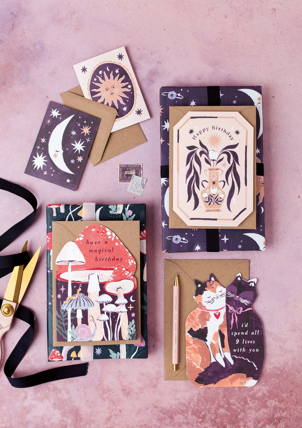 Mushroom Birthday Card