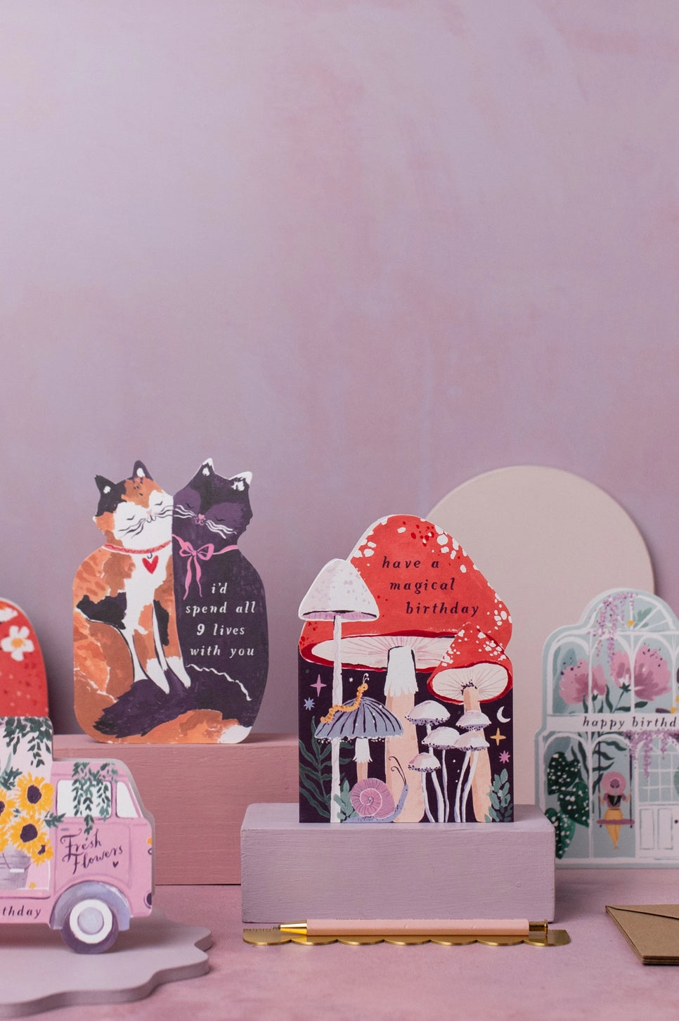 Mushroom Birthday Card