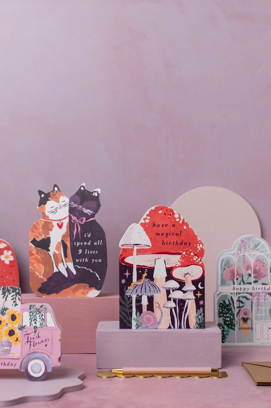 Mushroom Birthday Card