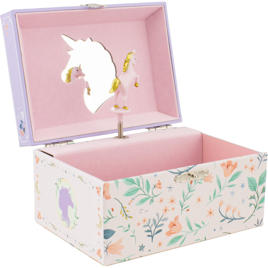 Lilac Unicorn Musical Jewellery Box