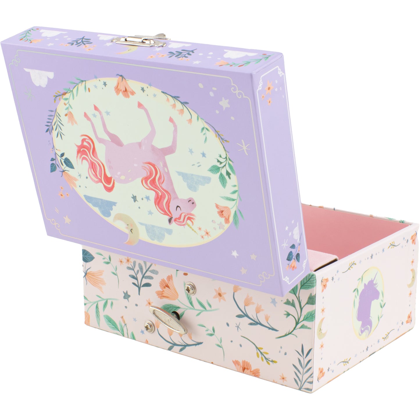 Lilac Unicorn Musical Jewellery Box