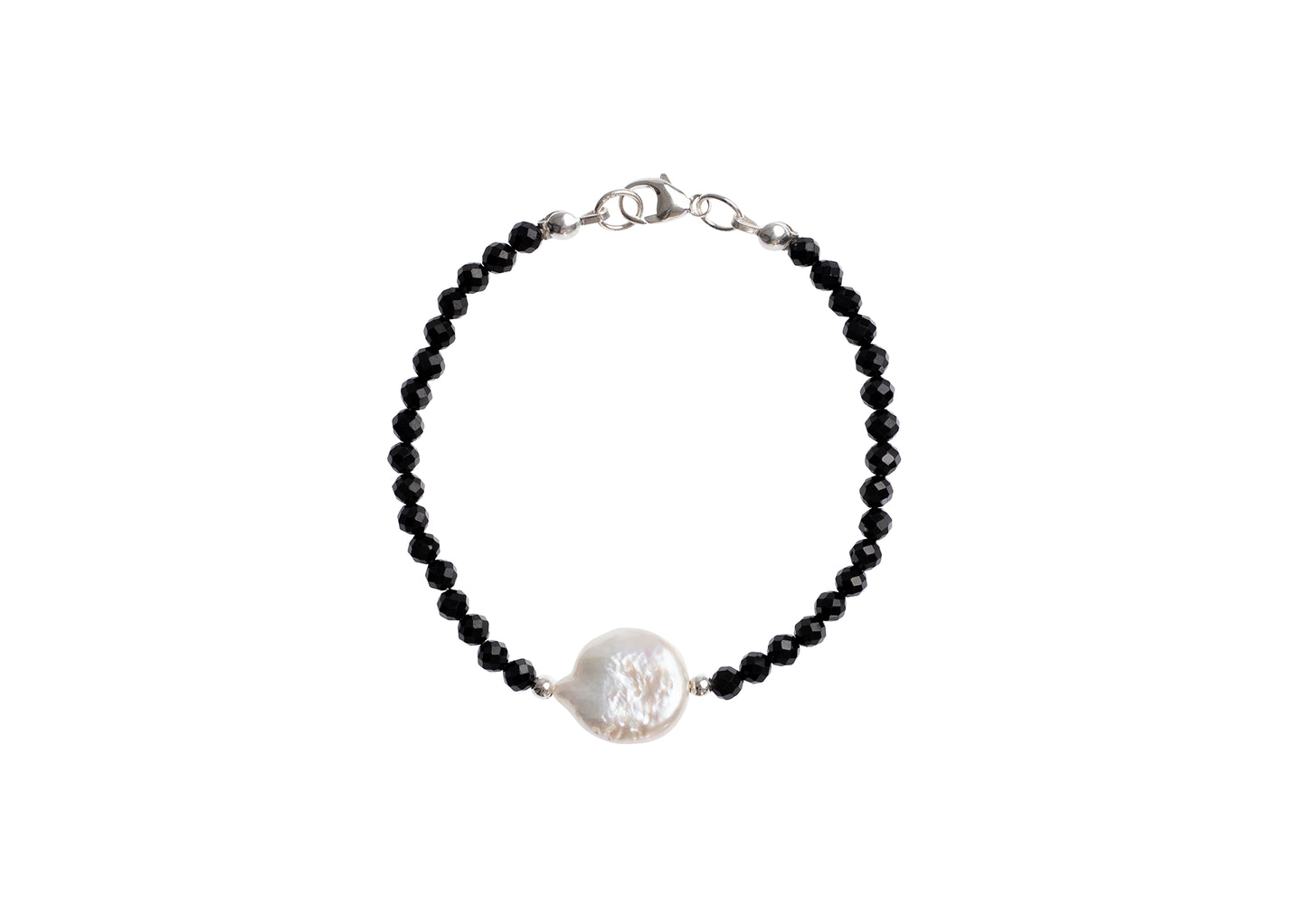 Oceana Onyx Bracelet - Pearl
