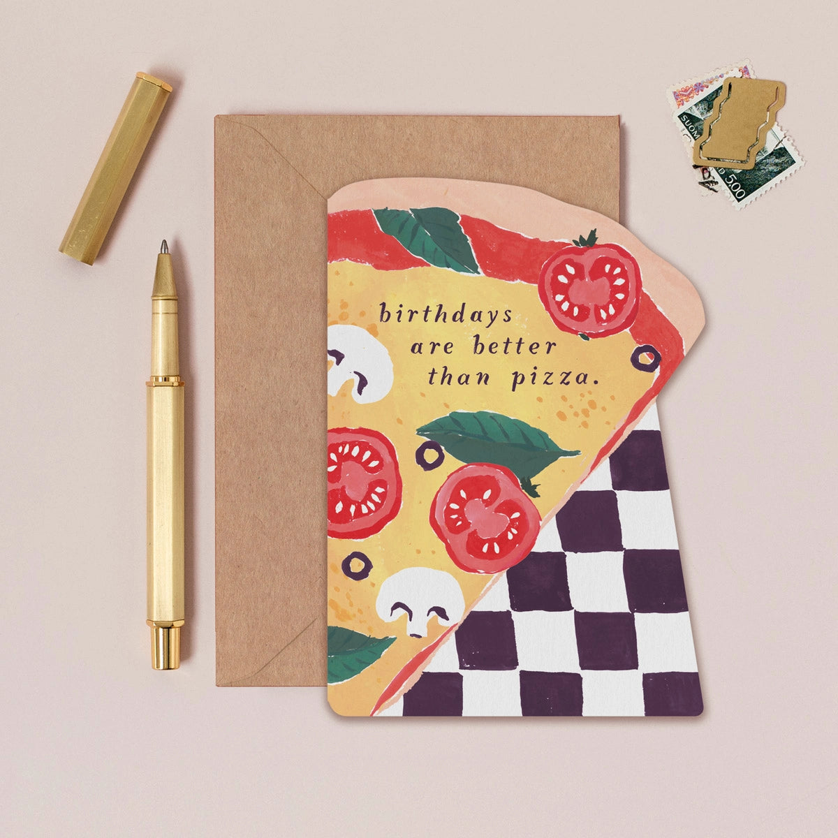 Pizza Slice Birthday Card