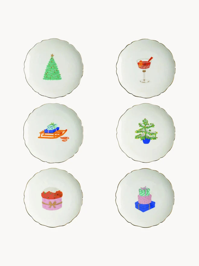 Christmas themed Plates