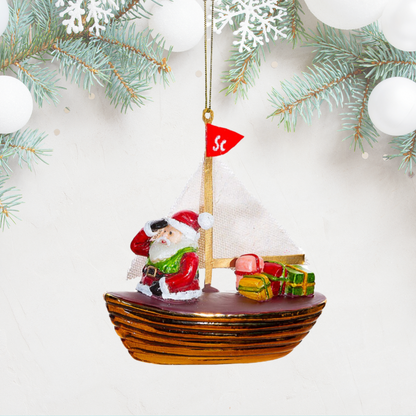 Sailing Santa Decoration