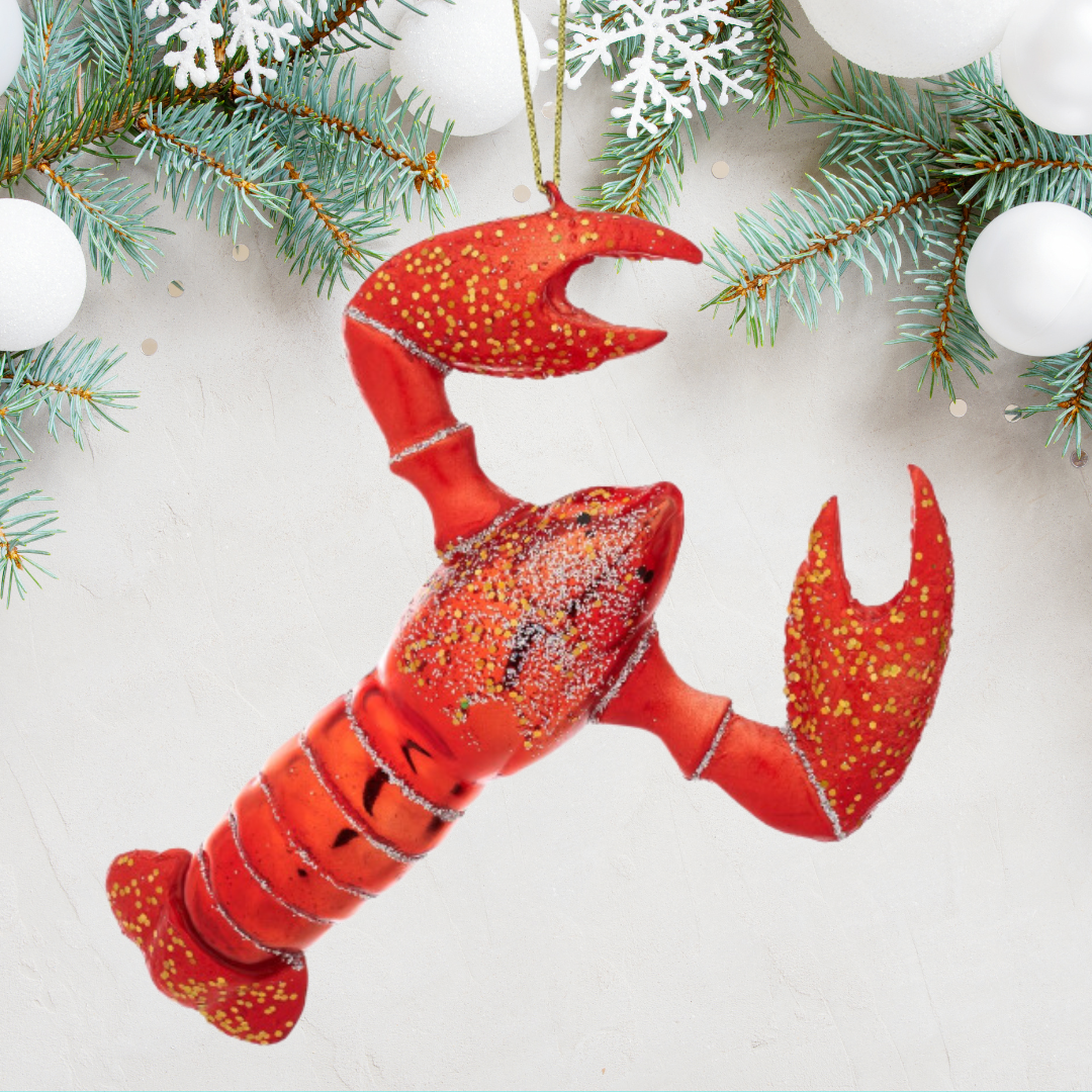 Glitter Lobster Decoration