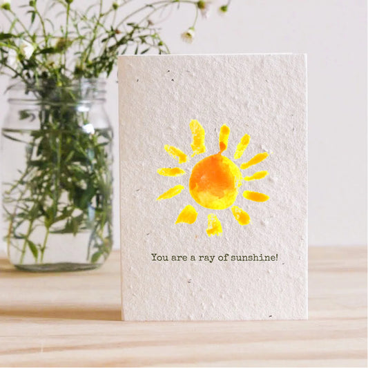 Ray of Sunshine - Plantable Seed Card