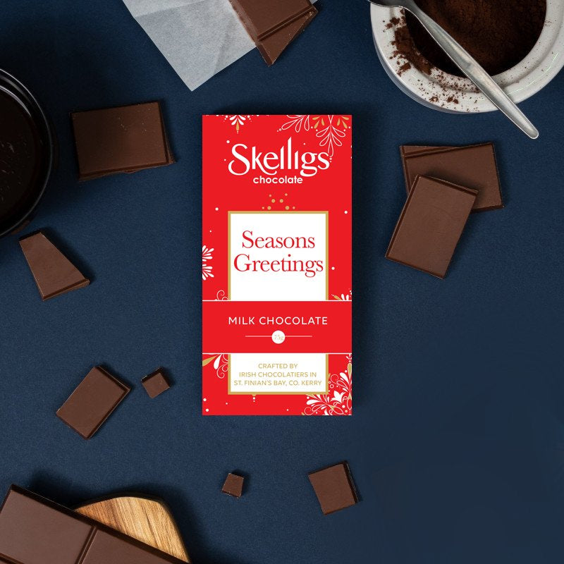 Skelligs Season Greetings Milk Chocolate