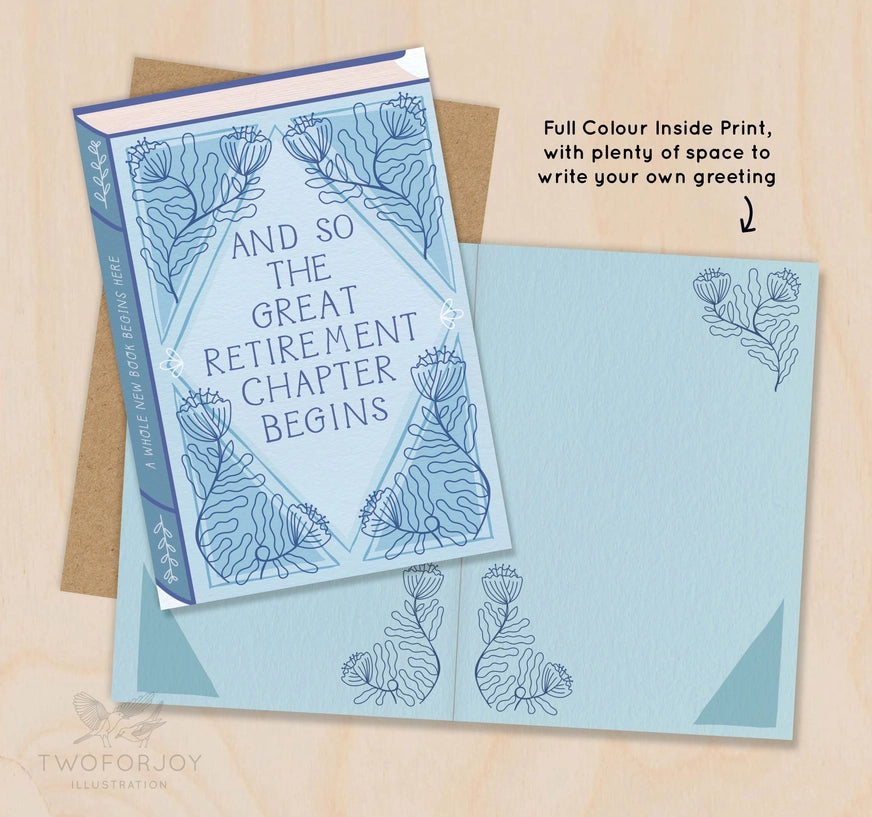 The Great Retirement Chapter - Two For Joy Illustration Card