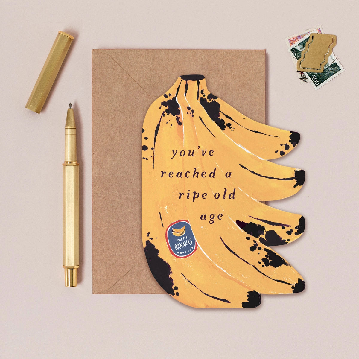 Ripe Bananas Birthday Card
