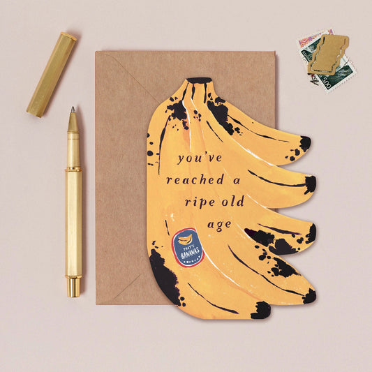 Ripe Bananas Birthday Card