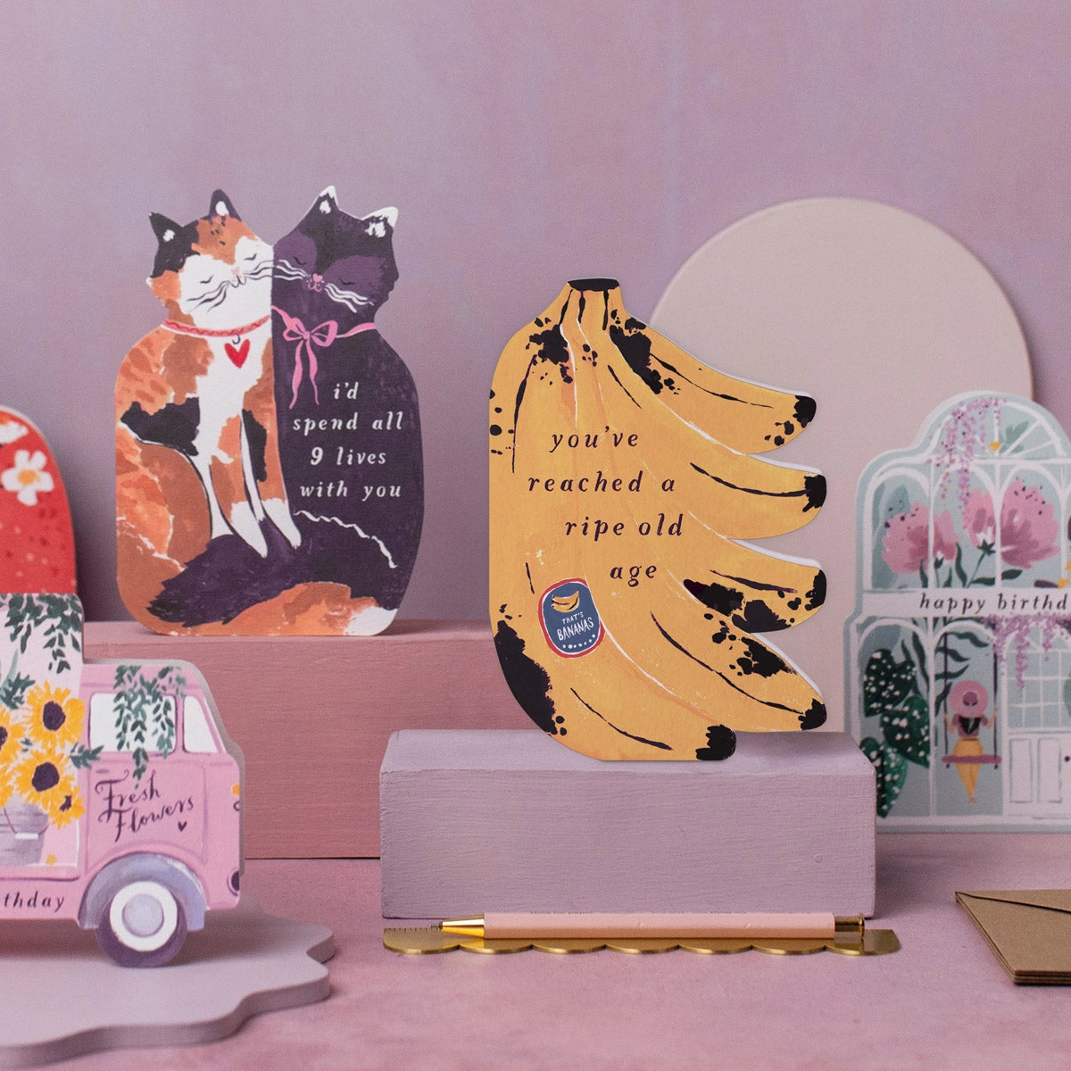 Ripe Bananas Birthday Card