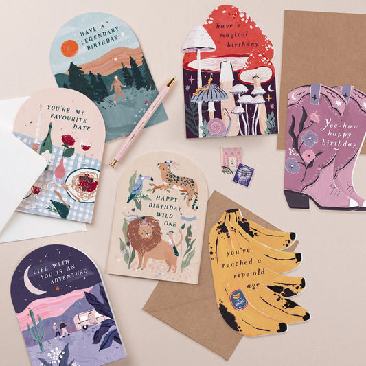 Ripe Bananas Birthday Card