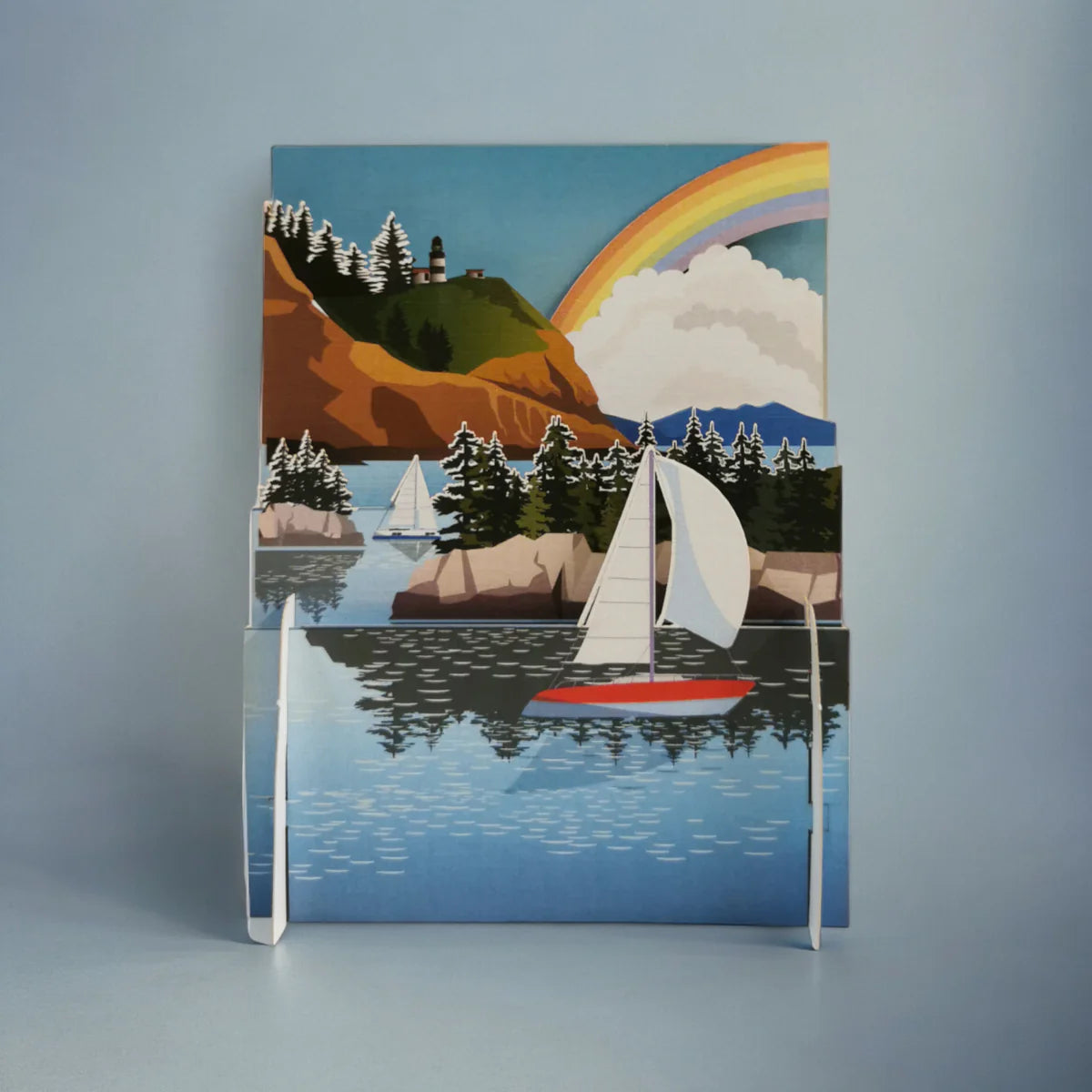 Pop Up Card Sailing Boat