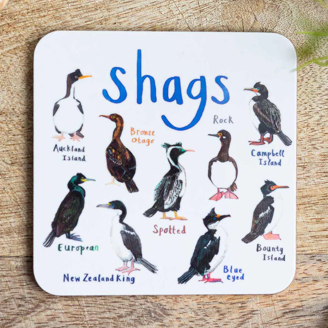 Shags Bird Coaster