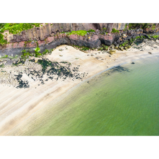 Stranded, Dunmore East - A3 Aerial Photo Print