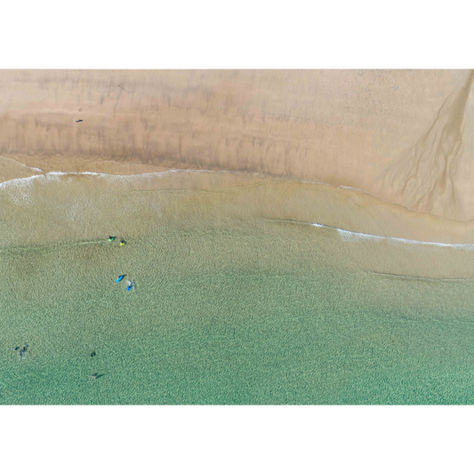 The Cure, Red Strand - A3 Aerial Photo Print