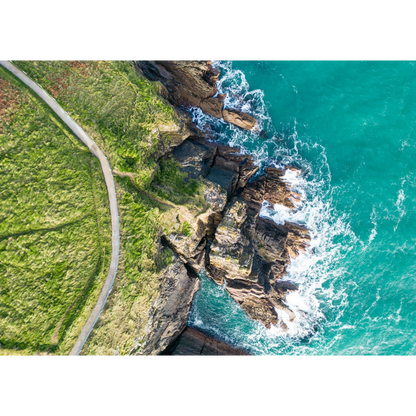 Cliffside, Ardmore - A3 Ariel Photo Print