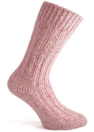 Donegal Wool Socks Pink UK 4 - 7