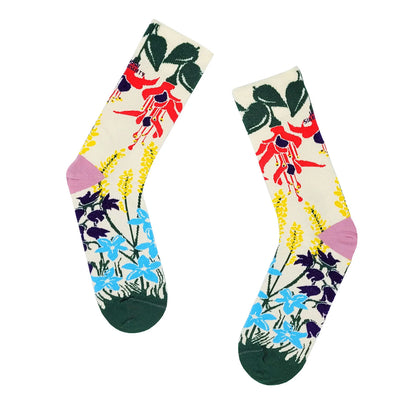 Irish Socksciety - Wildflowers UK 3-7