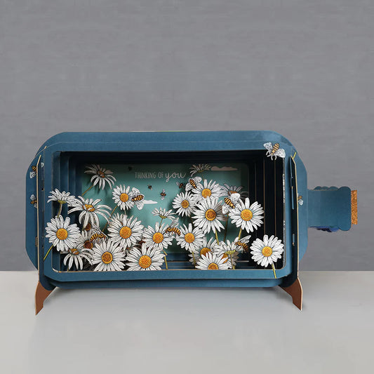 Pop Up Card Thinking Of You Daisies