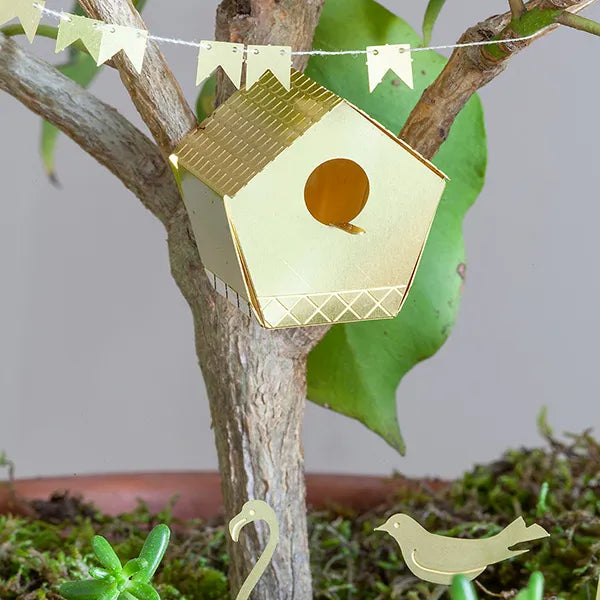 Tiny Birdhouse DIY Set for Plants