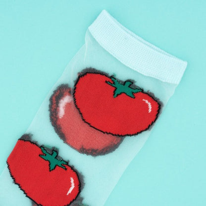 Tomato Sheer Socks