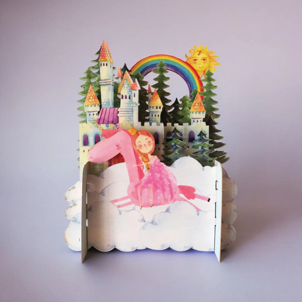 Unicorn Castle Pop Up Card