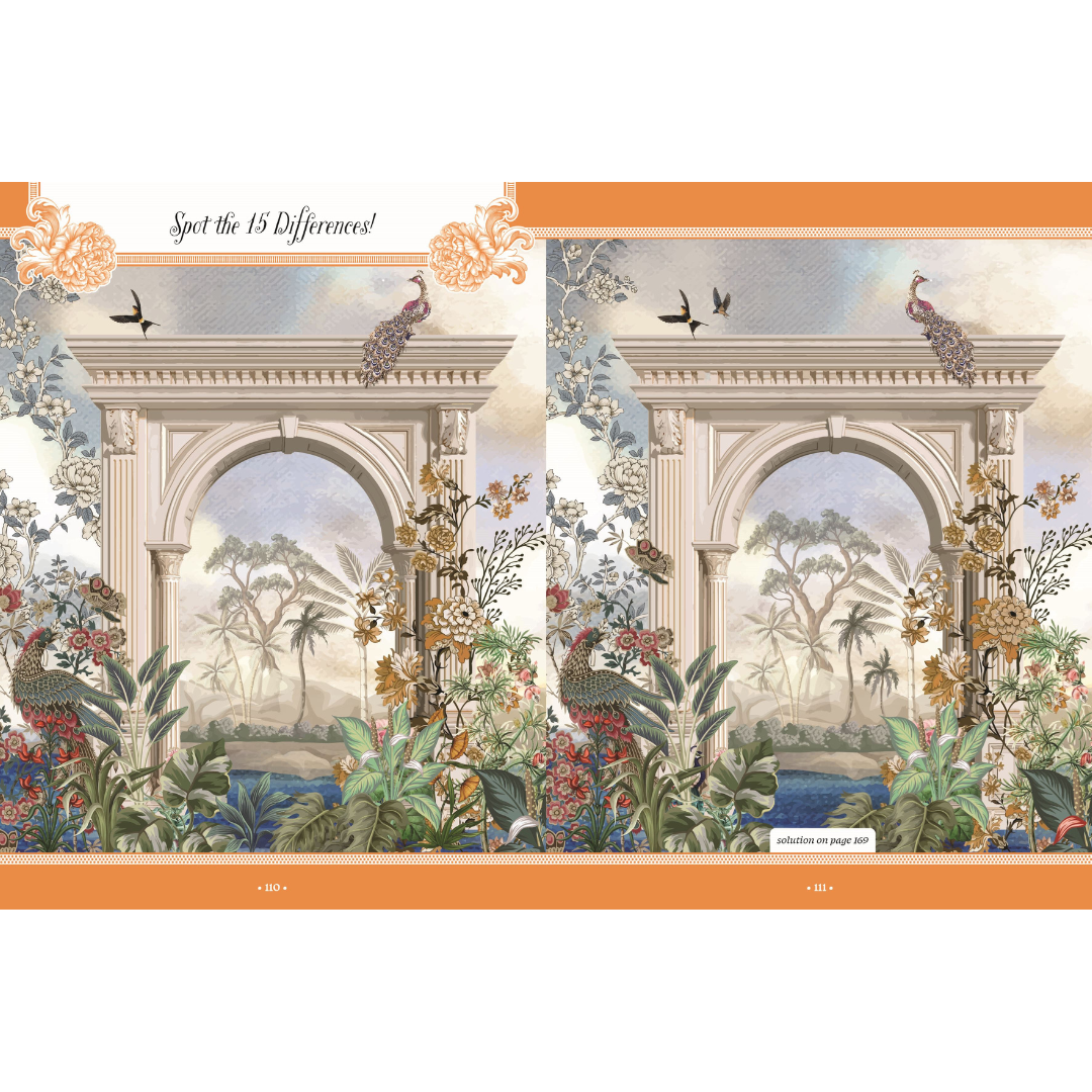 Vintage Blossoms and Blooms Sticker, Colour & Activity Book